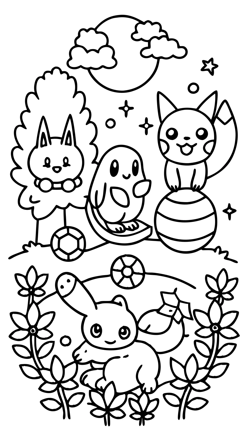 coloriage de carte pokemon